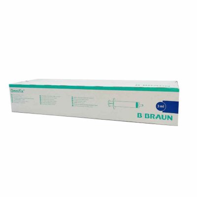 Jeringa B Braun Omnifix 3 ml de 3 cuerpos Luer sin látex Ytsmed