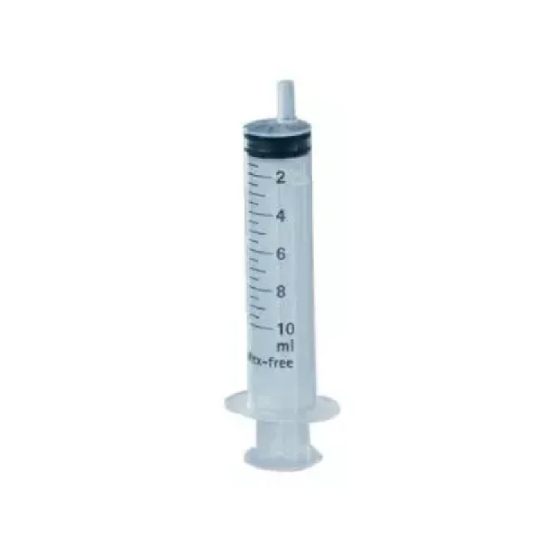 Jeringa B.Braun Omnifix 10 ml de 3 cuerpos Luer excéntrico sin latex. Caja de 100