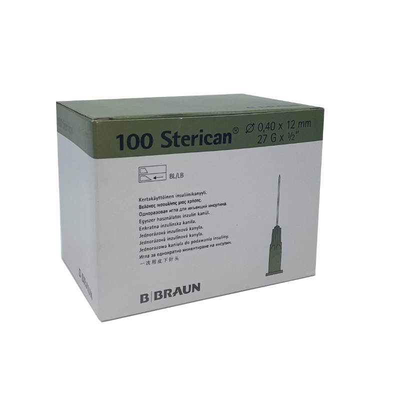 Aguja hipodérmica Sterican 27G x 1/2", 0,40 x 12 mm