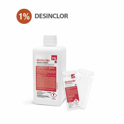 DESINCLOR Clorhexidina Acuosa 1% Coloreada 500 ml