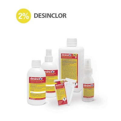 Desinclor Clorhexidina acuosa coloreada 2%. Coloreada