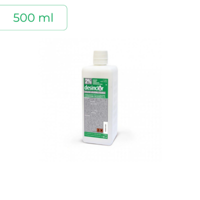 Desinclor Clorhexidina solución alcohólica 2%. Incolora 500 ml