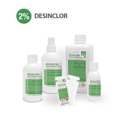 Desinclor Clorhexidina solución alcohólica 2%