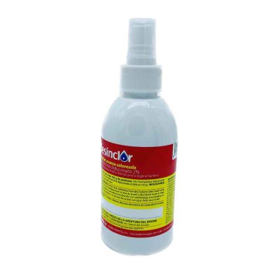 Desinclor acuaosa 2% coloreada