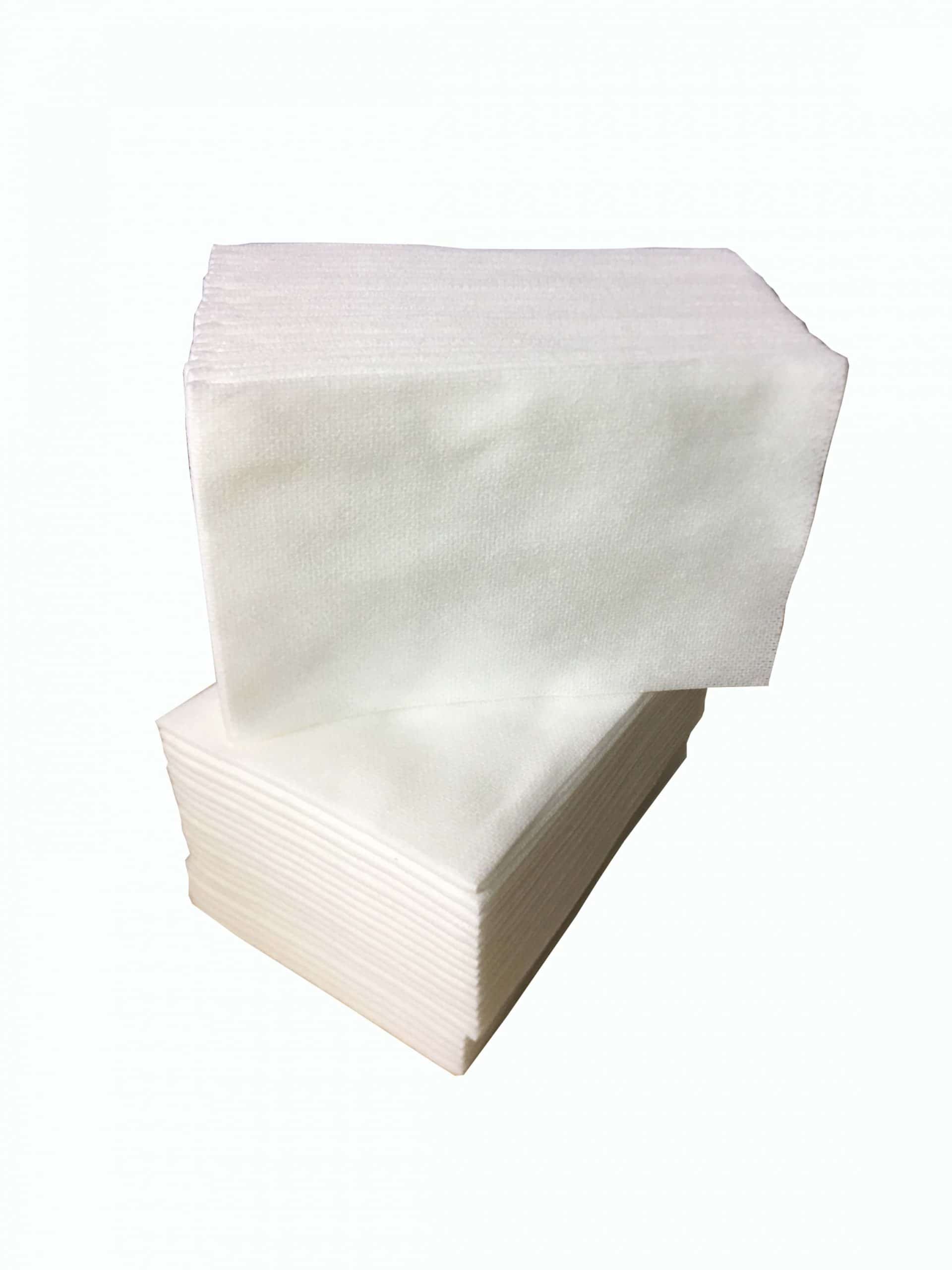 Sumicel - Toallas Desechables Spun-Lace para peluquería y estética. Color  Blanco (100, 30 x 40 cm)