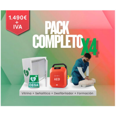Pack Desfibrilador + Instalación + Formación