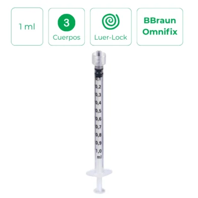 Jeringa insulina 1ml BBraun Omnifix Luer