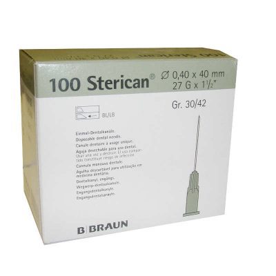 Aguja Sterican 27G 0,40 x 40 mm