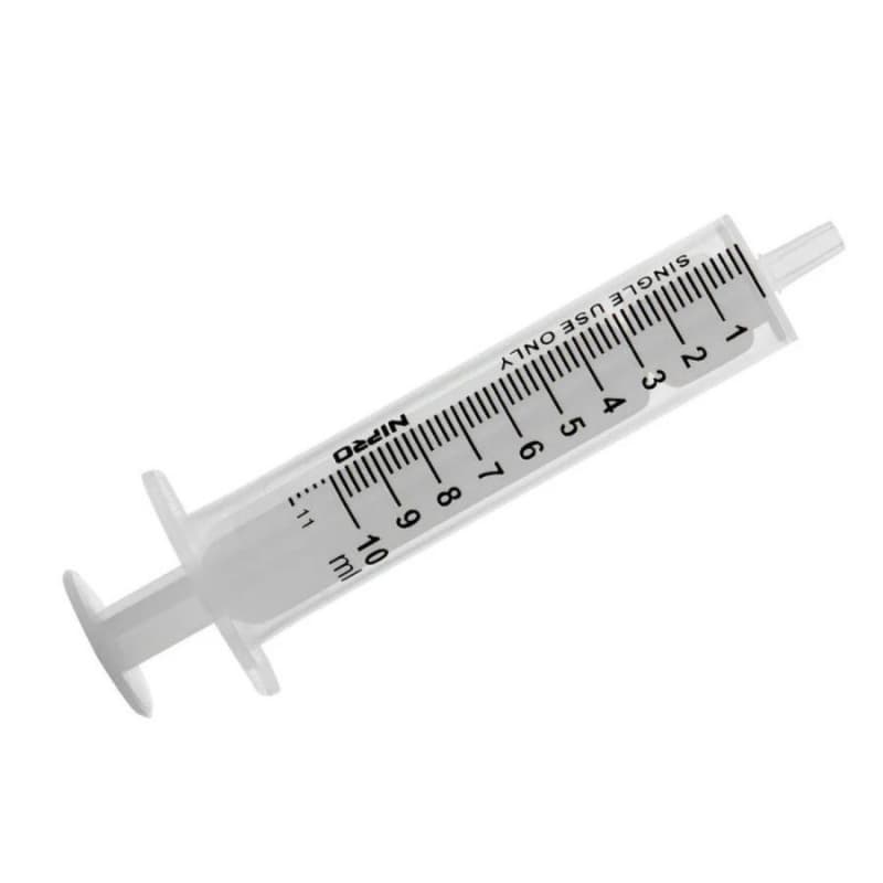 Jeringa de 2 cuerpos Luer 10ml - Caja de 100