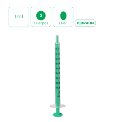 jeringa tuberculina de 1ml sin aguja Bbraun