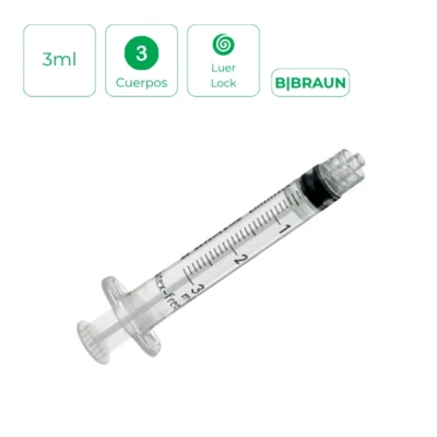 JERINGA OMNIFIX BBraun 3 ML LUER LOCK