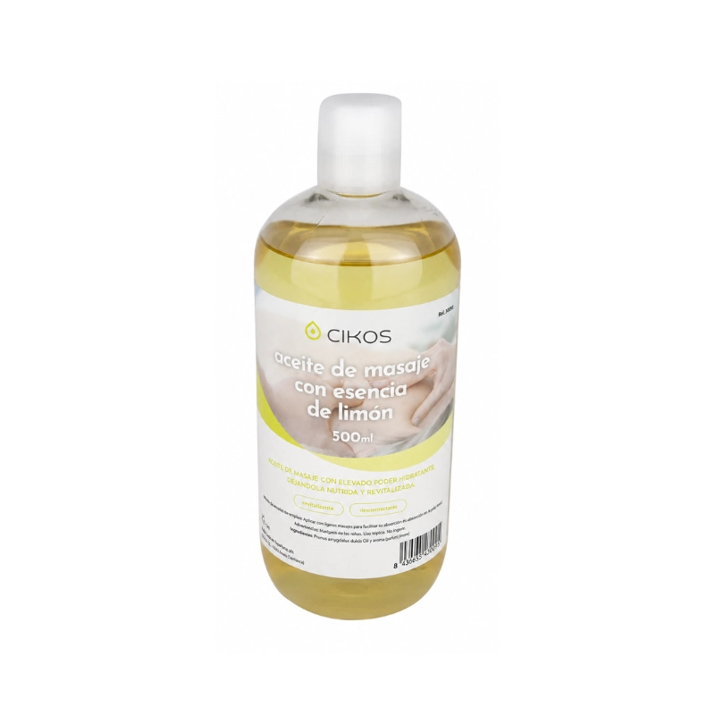 Aceite masaje esencia limón 500ml