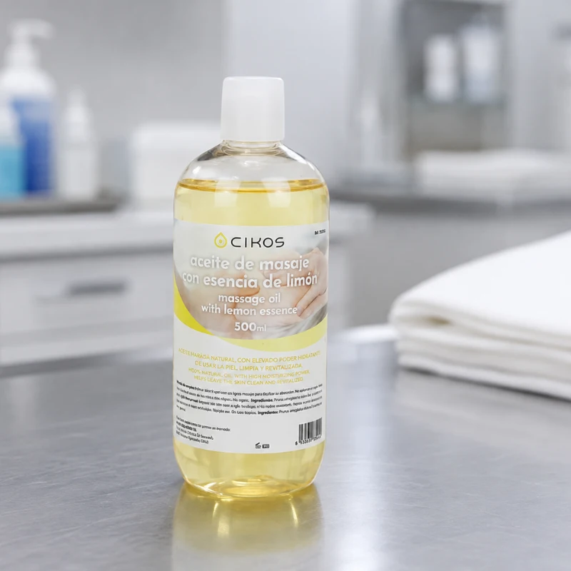Aceite masaje esencia limón 500ml