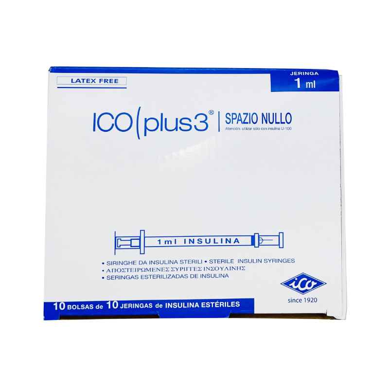 Jeringa Icoplus3 1ml insulina 0,3x8