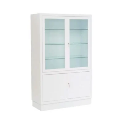 Vitrina Armario Acero Esmaltada. 160 x 40 x 100