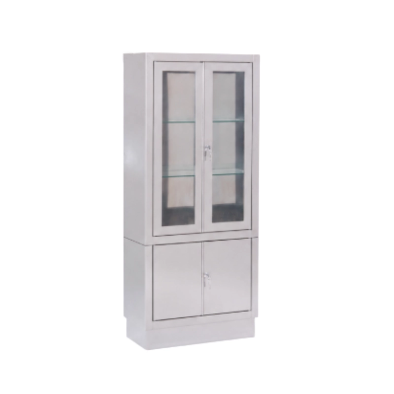 Vitrina Armario Acero Inoxidable. 140x30x60