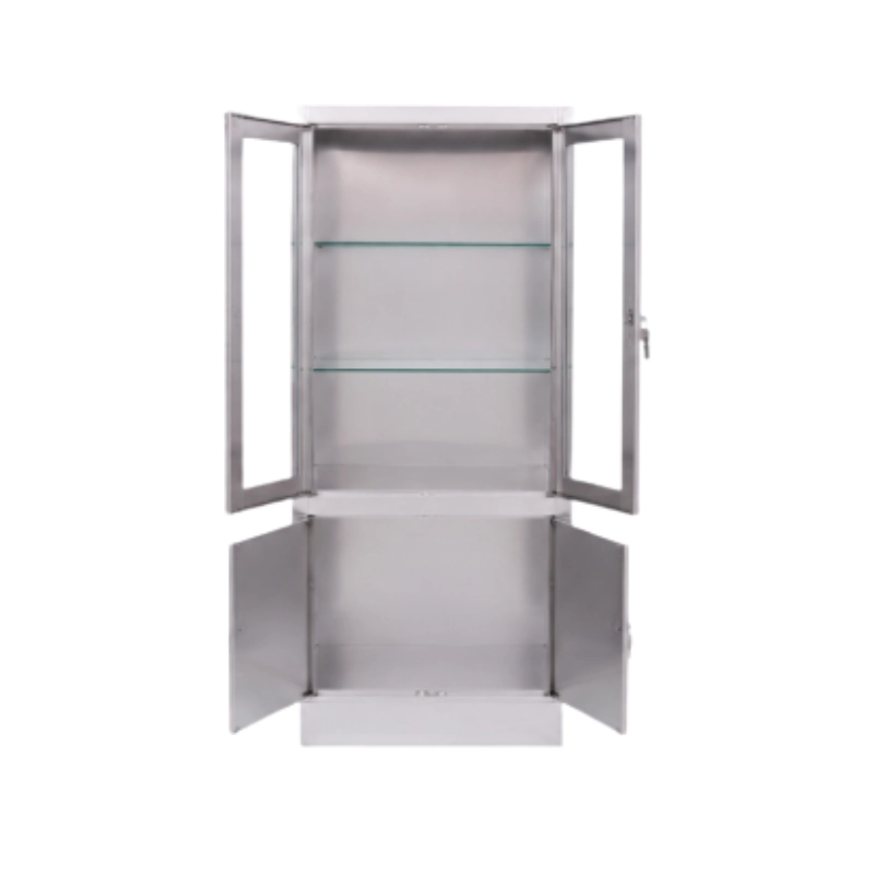 Vitrina Armario Acero Inoxidable. 140x30x60