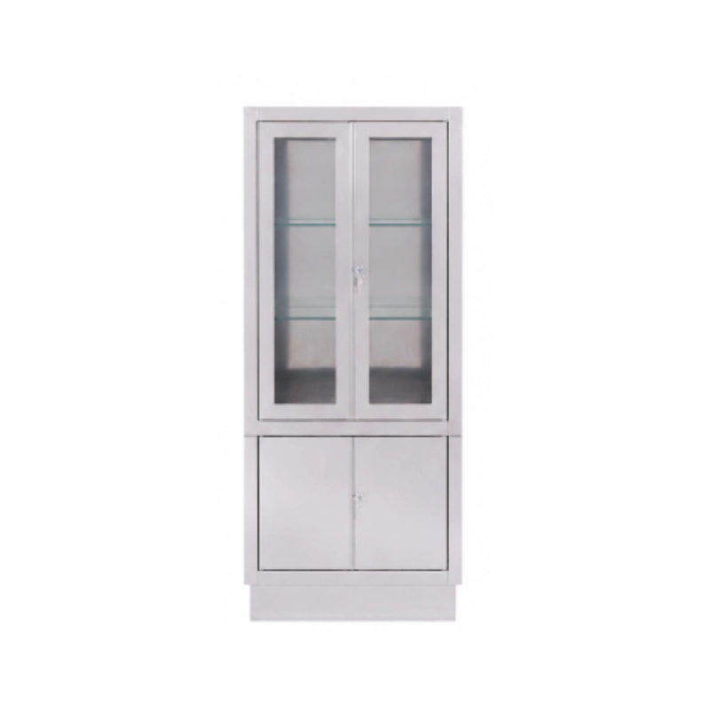 Vitrina Armario Acero Inoxidable. 140x30x60