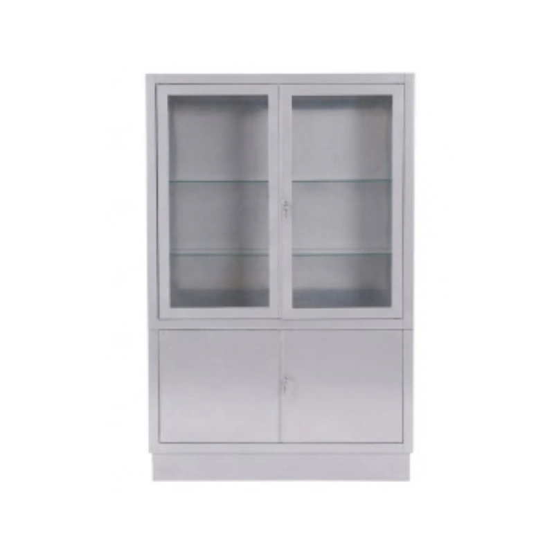 Vitrina Armario Acero Inoxidable. 160x40x100