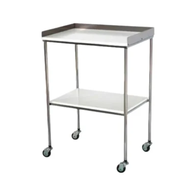 Mesa Auxiliar Cromada 2 Lisos Inox. Superior Barandilla – CParagolpes