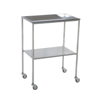 Mesa Auxiliar Cromada Superior Bandeja