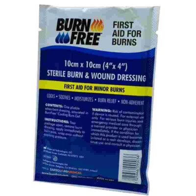 Apósito para Quemaduras Burn Free 10cm x 10cm (4''x4'')