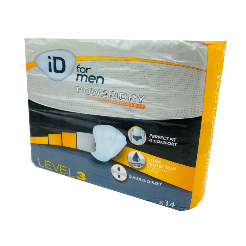 Compresas Masculinas iD For Men Power Dry