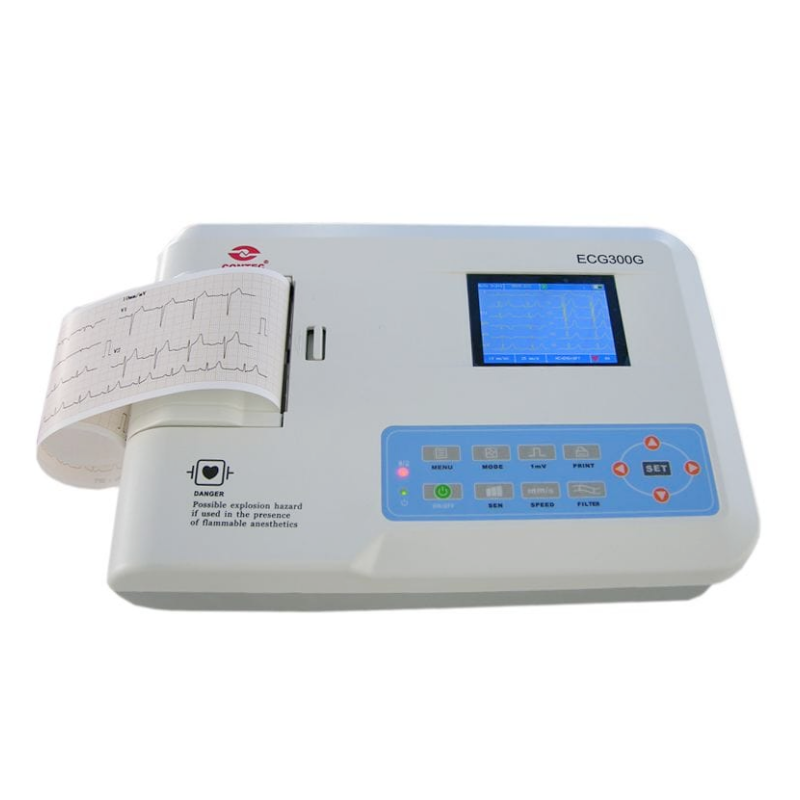 Electrocardiógrafo ECG300G 3 canales con software e interpretación