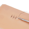 Almohadilla de sutura de malla doble de 3 capas
