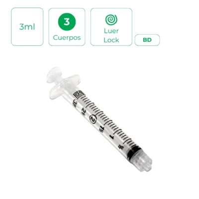Jeringa Plastipak Luer Lock 3ml