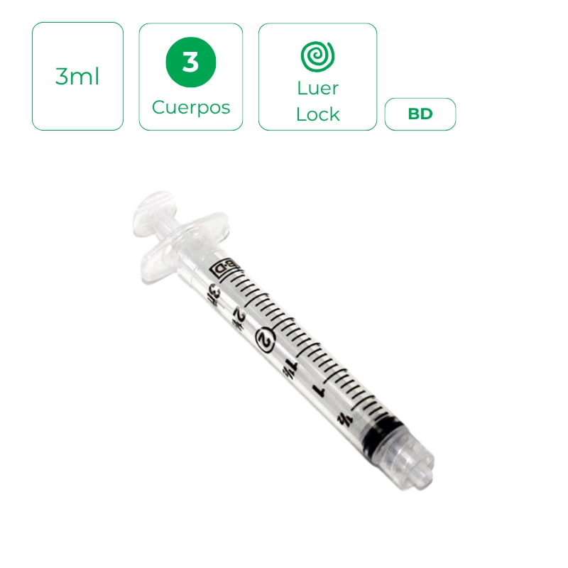 Jeringa Plastipak Luer Lock 3ml