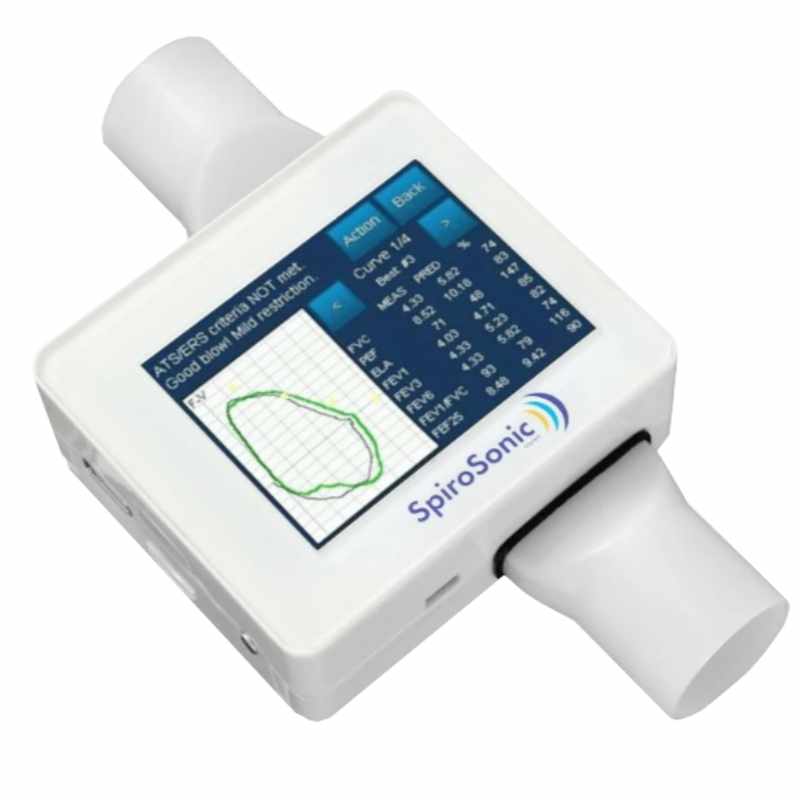 Espirómetro con pantalla táctil y software - SpiroSonic Smart 2
