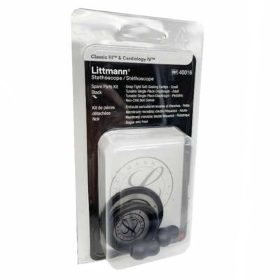 Kit de repuestos para estetoscopio Littmann Classic III & Cardiology IV (Negro)