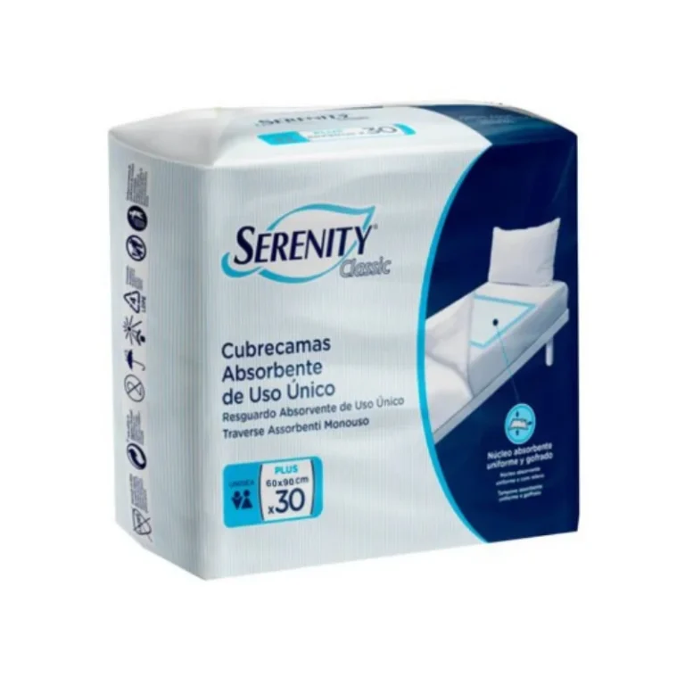 Empapadores 60x90 absorbentes 30uds serenity