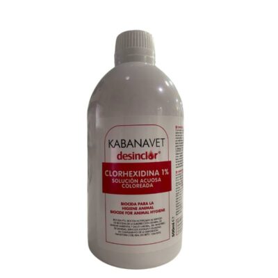 DESIN CLORHEXIDINA ACUOSA 1  COLOREADA 500 ML ANIM