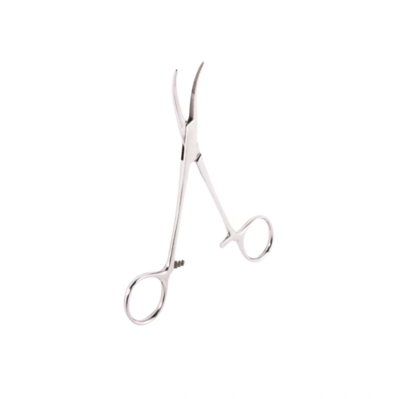Pinza mosquito curva 14cm