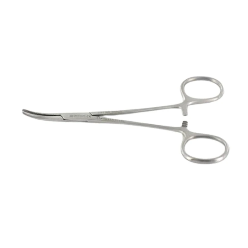 Pinza mosquito curva 14cm