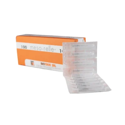 Aguja mesoterapia Meso- relle 27G 0.40x 12mm 100U