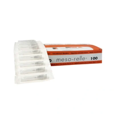Aguja mesoterapia Meso- relle 27G 0.40x6mm 100U