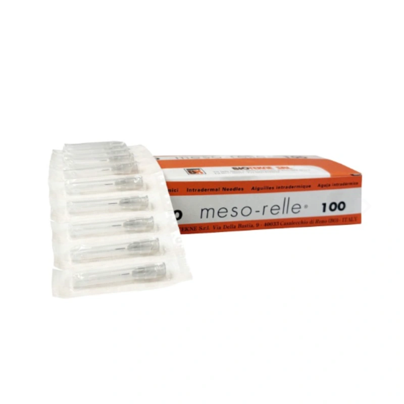 Aguja mesoterapia Meso- relle 27G 0.40x6mm 100U