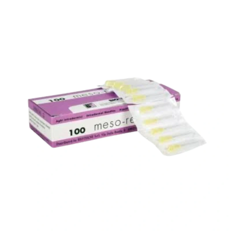 Aguja mesoterapia Meso- relle 30G 0.30x 8mm 100U