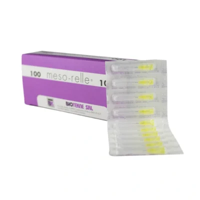 Aguja mesoterapia Meso- relle 30G 0.30x 8mm 100U