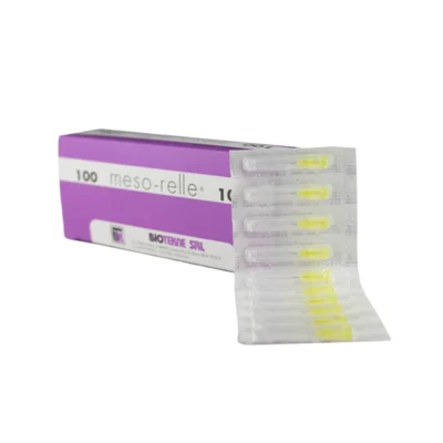Aguja mesoterapia Meso- relle 30G 0.30x12mm 100U