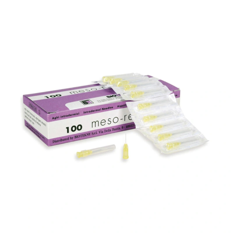 Aguja mesoterapia Meso- relle 30G 0.30x6mm 100U