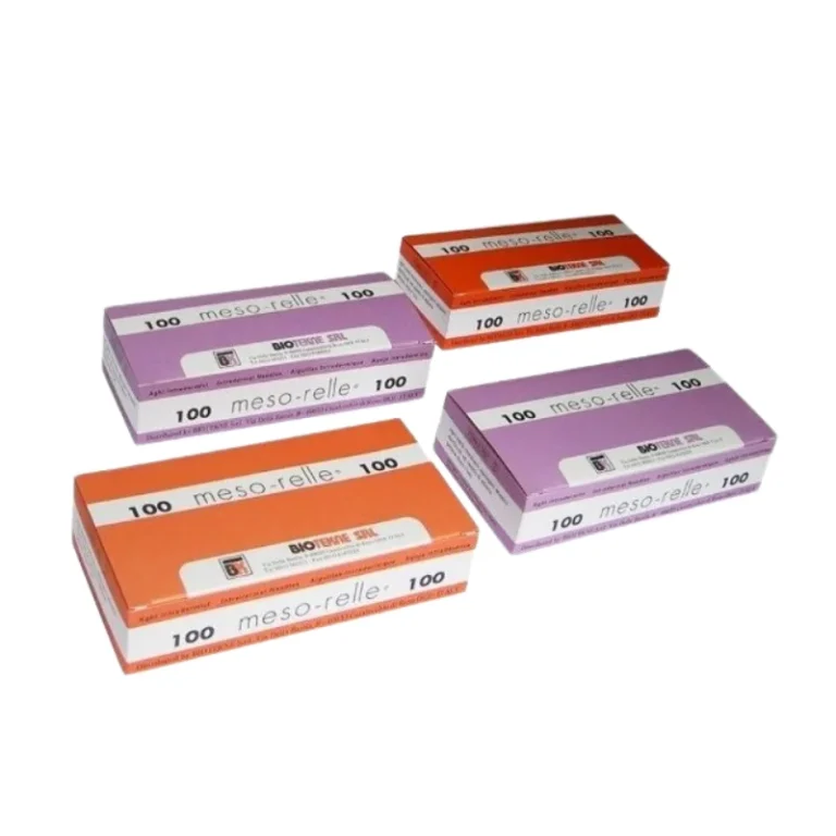 Aguja mesoterapia Meso- relle 30G 0.30x 8mm 100U