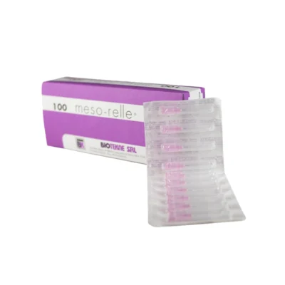 Aguja mesoterapia Meso- relle 32G 0.23x4mm 100U