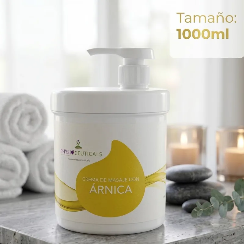 Crema de masaje con árnica