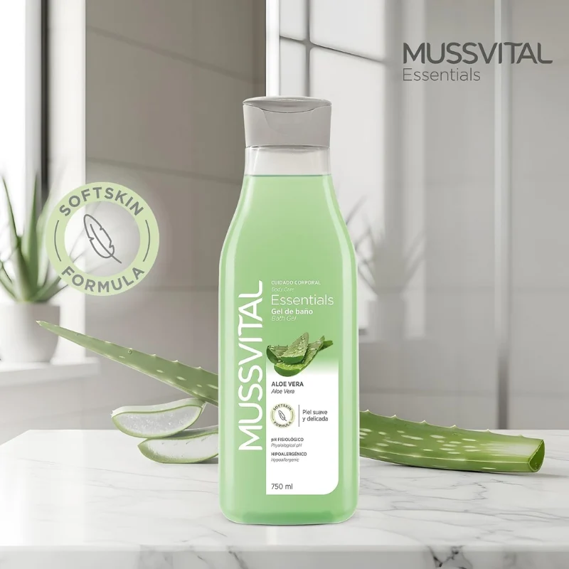 Gel de Baño de Extracto Alove vera MUSSVITAL