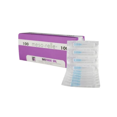 Aguja mesoterapia Meso- relle 31G 0.26x12mm 100U