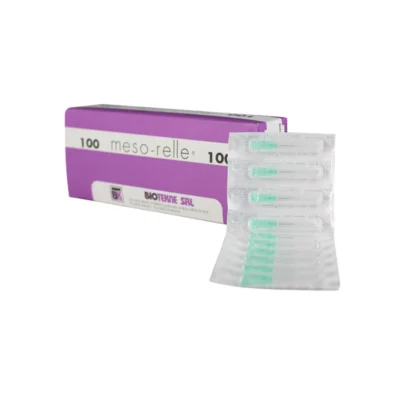 Aguja mesoterapia Meso- relle 33G 0.20x4mm 100U